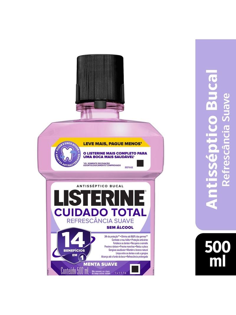 Listerine®-Cuidado-Total-14-Beneficios-Em-1-Enxaguante-Bucal-Sem-Alcool--500ml