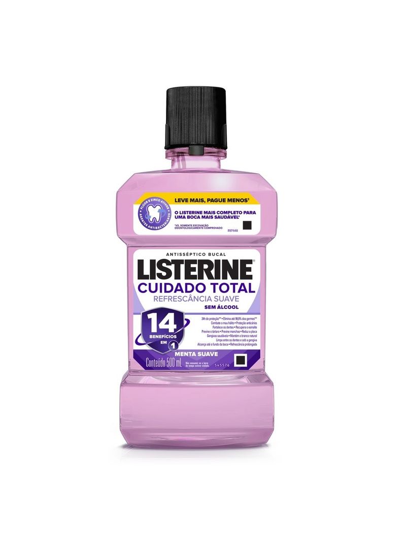 Listerine®-Cuidado-Total-14-Beneficios-Em-1-Enxaguante-Bucal-Sem-Alcool--500ml