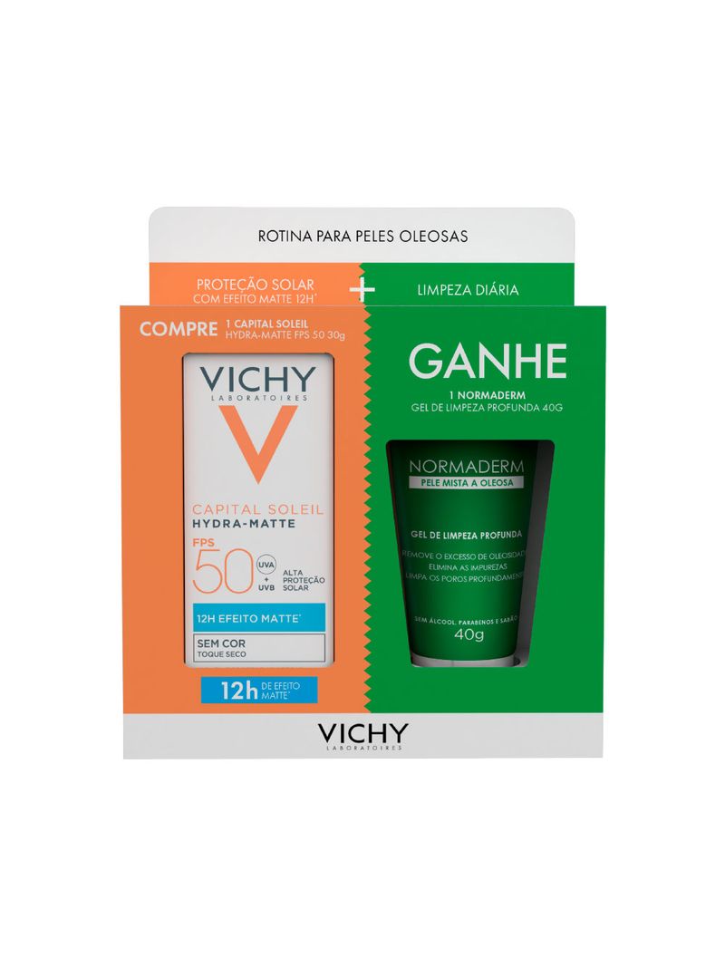 Vichy-Capital-Soleil-Hydra-Matte-30gr-Fps50-40gr-Normaderm-Especial