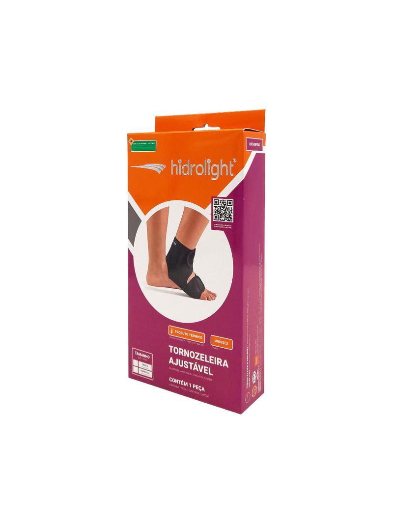 Tornozeleira-Hidrolight-Com-1-Tamanho-Unico-Preto