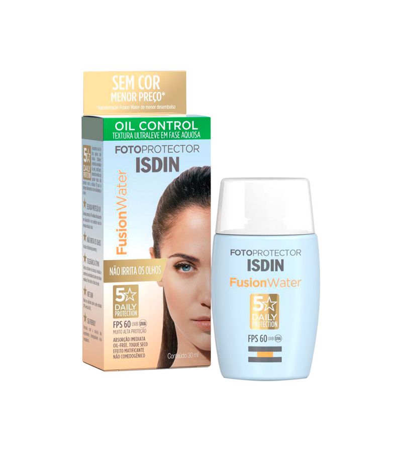 Isdin-Fusion-Water-Protetor-Solar-30ml-Fps60-Oil-Control