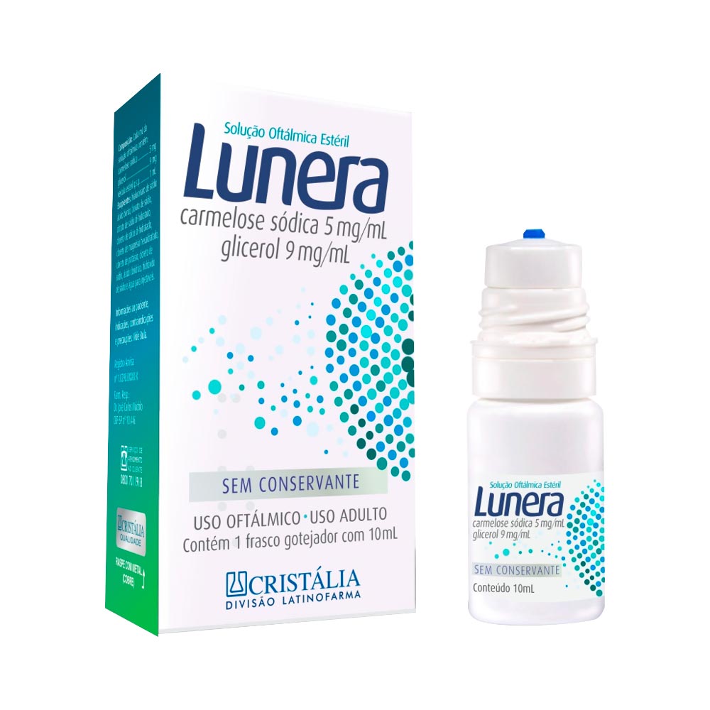 LUNERA 10ML SOLUCAO OFTALMICA 5+9MG/ML - Preço Popular