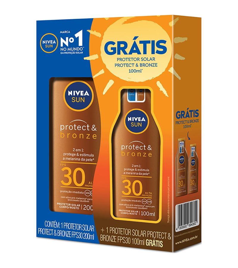 Protetor-Solar-Nivea-Protect-Bronze-Fps30-200ml-Gratis-100ml