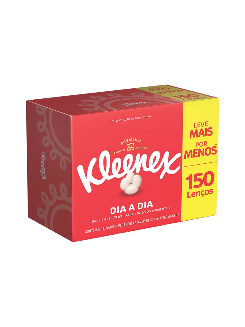 Lenco-Papel-Kleenex-Com-150-Leve---Pague---Dia-A-Dia-Especial