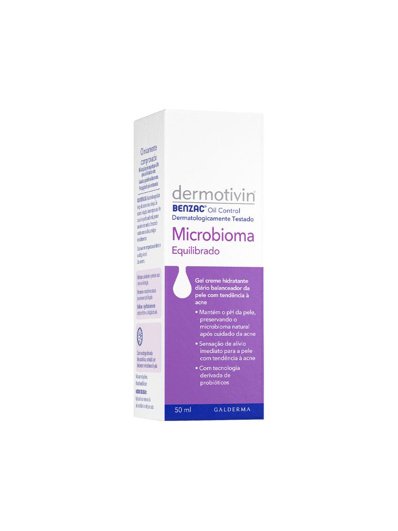 Hidratante-Dermotivin-Benzac-Oil-50ml-Microbioma-Equilibrado