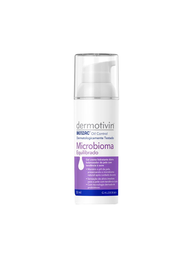 Hidratante-Dermotivin-Benzac-Oil-50ml-Microbioma-Equilibrado