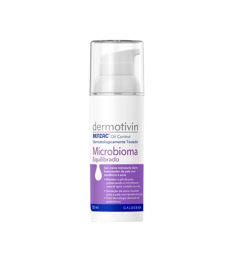 Hidratante-Dermotivin-Benzac-Oil-50ml-Microbioma-Equilibrado