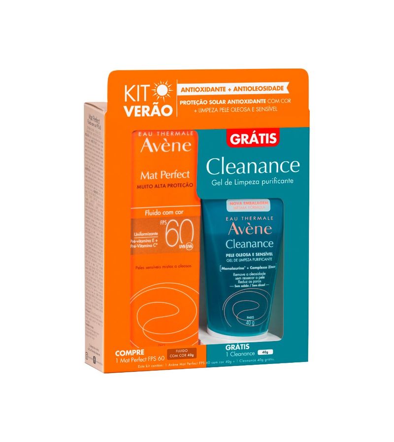 Avene-Mat-Perfect-40gr-Fps60-Gratis-40gr-Cleanance-Especial