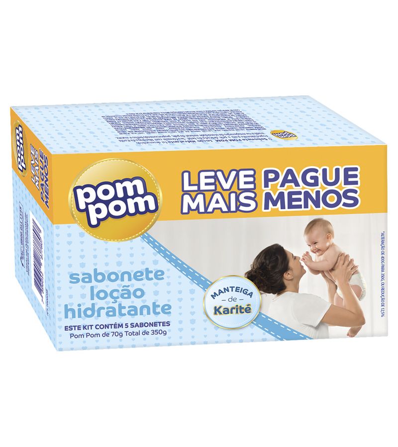 Sabonete-Pom-Pom-Locao-Hidratante-Leve5-Pague4-Unidades-De-80g