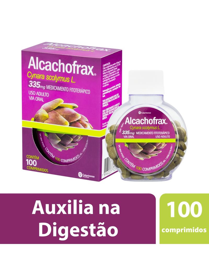 Alcachofrax-Catarinense-335mg-Com-100-Comprimidos