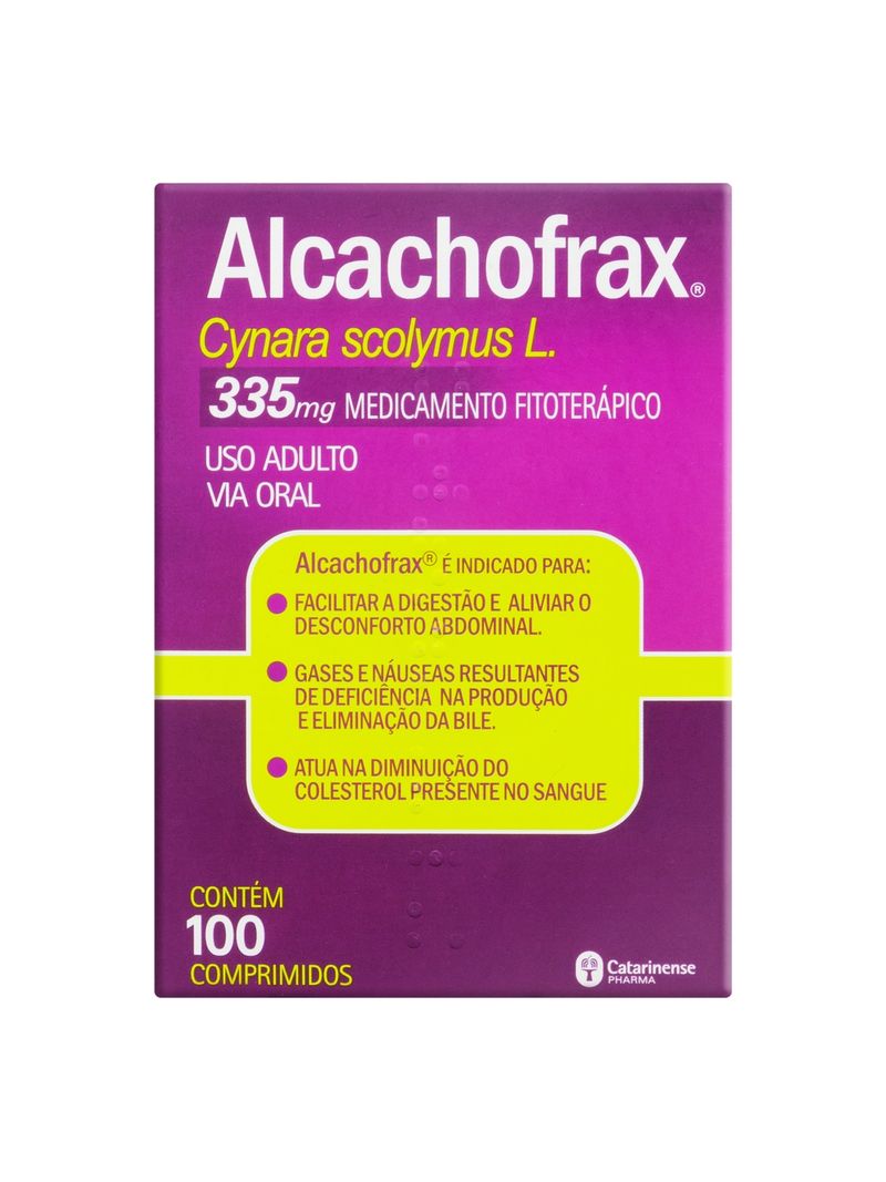 Alcachofrax-Catarinense-335mg-Com-100-Comprimidos