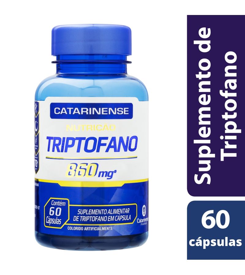 Triptofano-860mg-Catarinense-Com-60-Capsulas