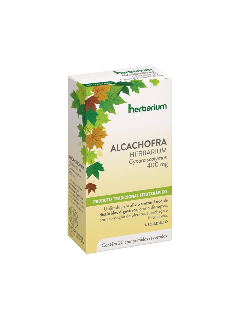 Alcachofra-Herbarium-Com-20-Comprimidos-Revestidos-400mg