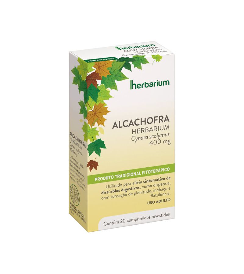 Alcachofra-Herbarium-Com-20-Comprimidos-Revestidos-400mg