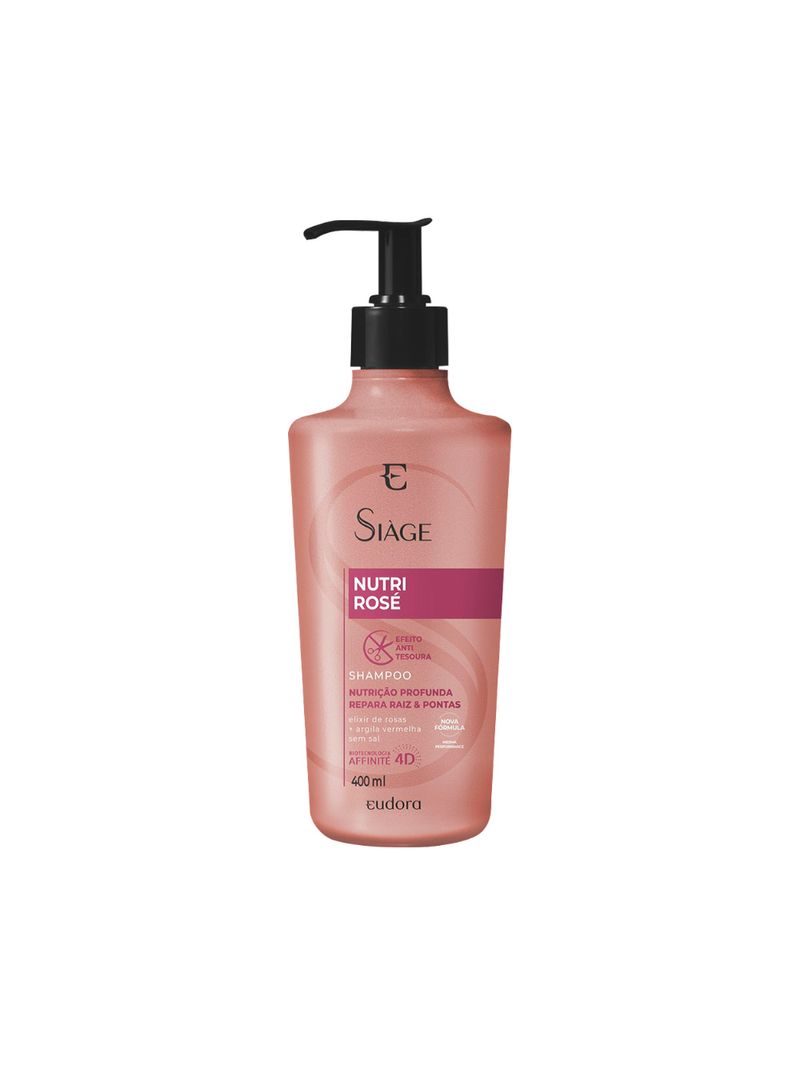 Shampoo-Siage-400ml-Nutri-Rose-Pump