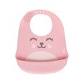 Babador De Silicone Buba Gumy Com 1 Rosa