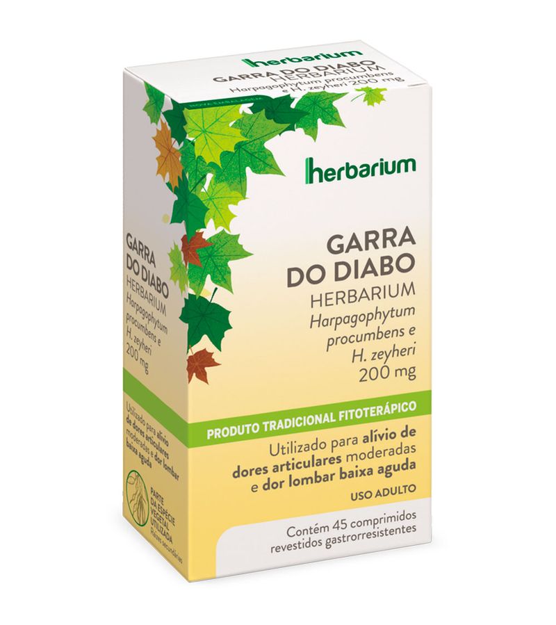 Garra-Do-Diabo-Herbarium-200mg-Com-45-Capsulas