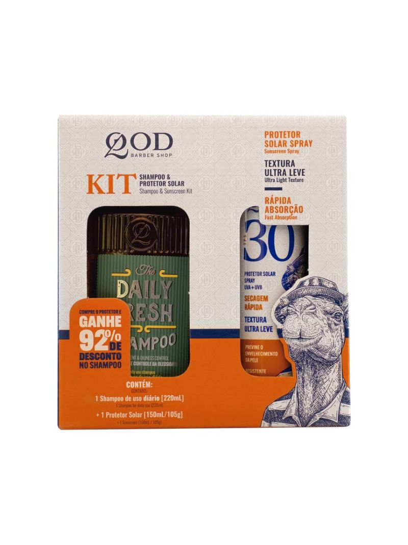 Protetor-Solar-Spray-Qod-150ml-Fps30-220ml-Shampoo-Daily-Fresh--Promocional
