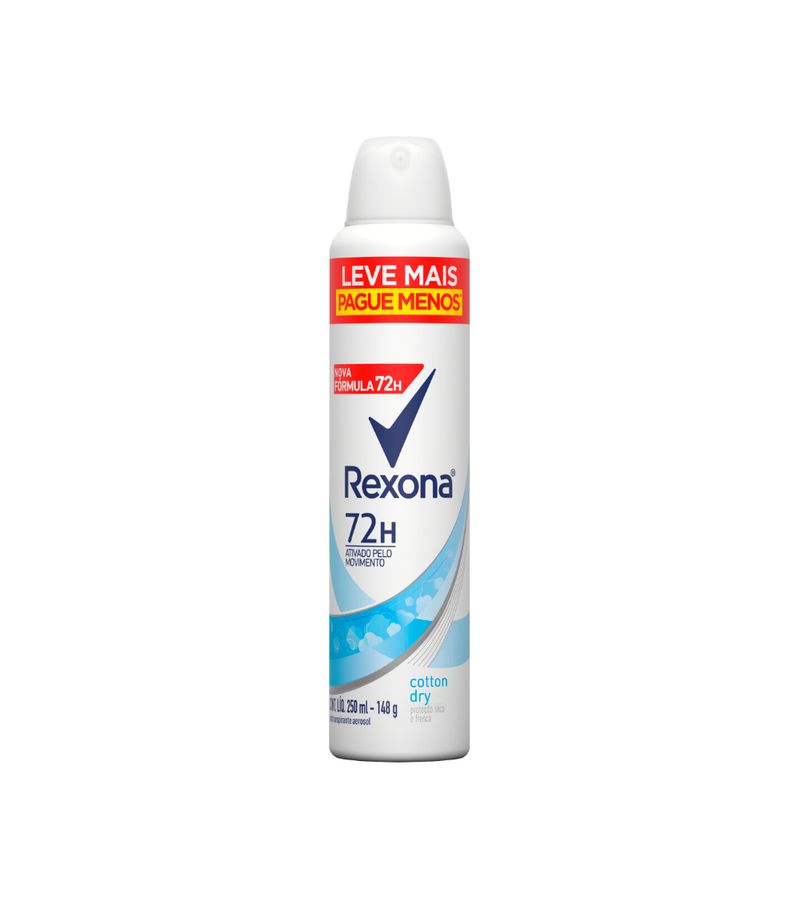 Desodorante-Rexona-Feminino-250ml-Leve-pague--Aerossol-Cotton-Dry--Especial