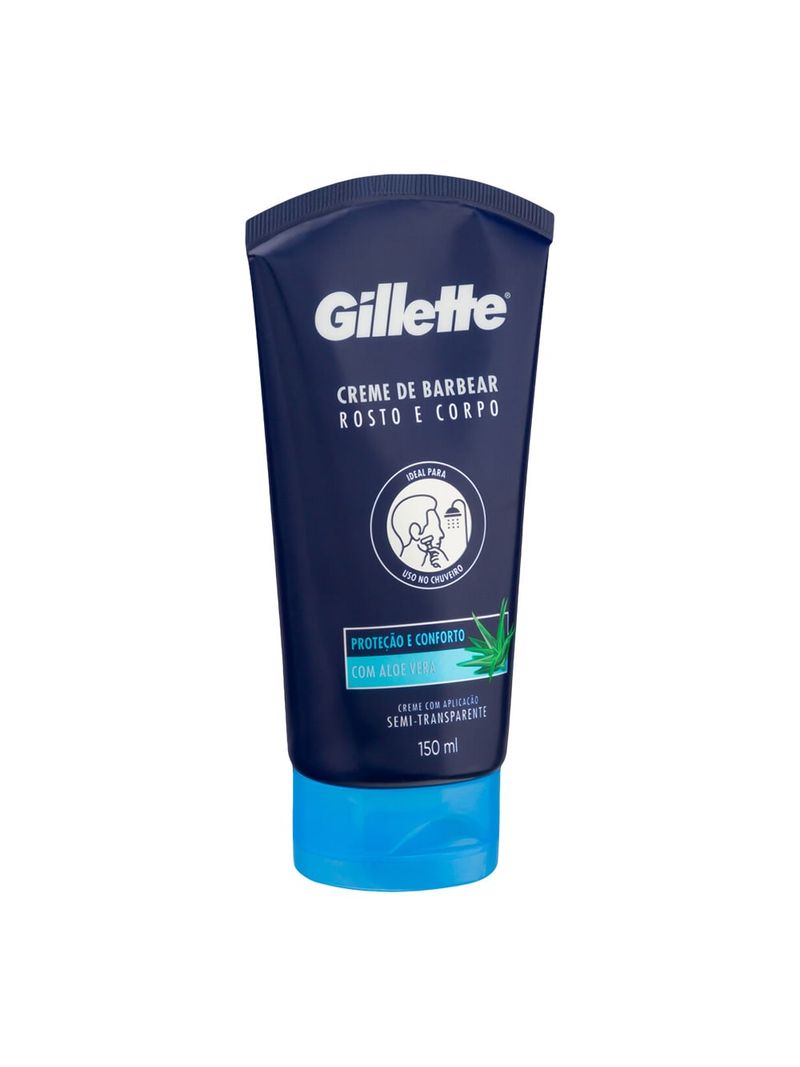 Creme-Gillette-Barbear-150ml-Aloe-Vera