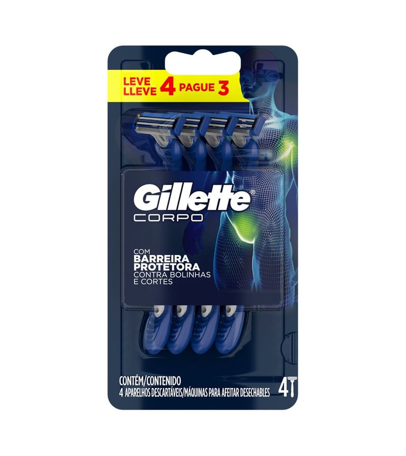 Aparelho-Gillette-Depilatorio-Mach3-Corpo-Descartavel-Leve-4-Pague-3--Especial