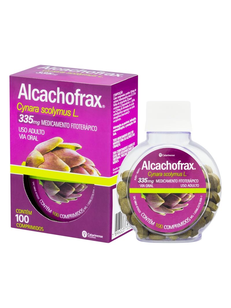 Alcachofrax-Catarinense-335mg-Com-100-Comprimidos
