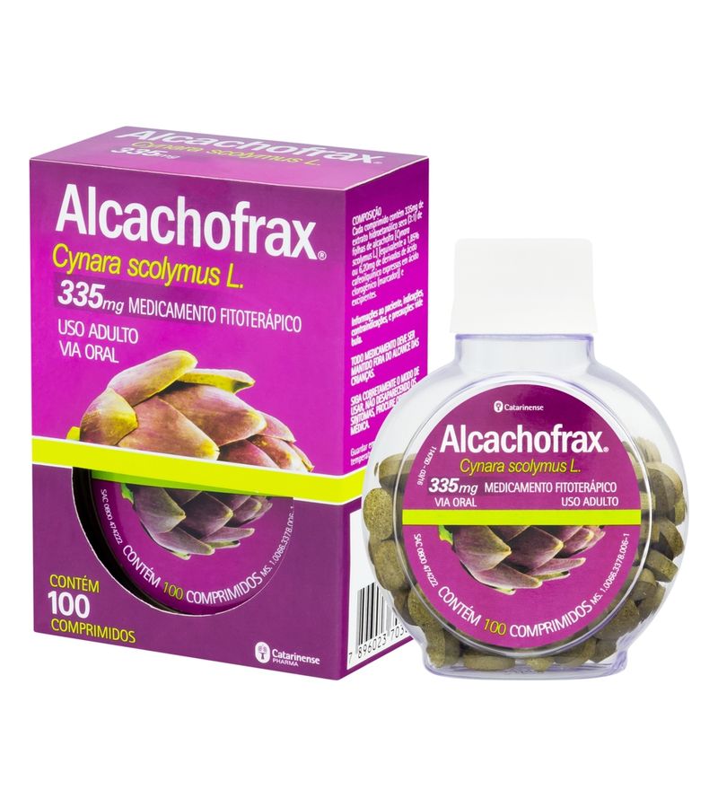 Alcachofrax-Catarinense-335mg-Com-100-Comprimidos