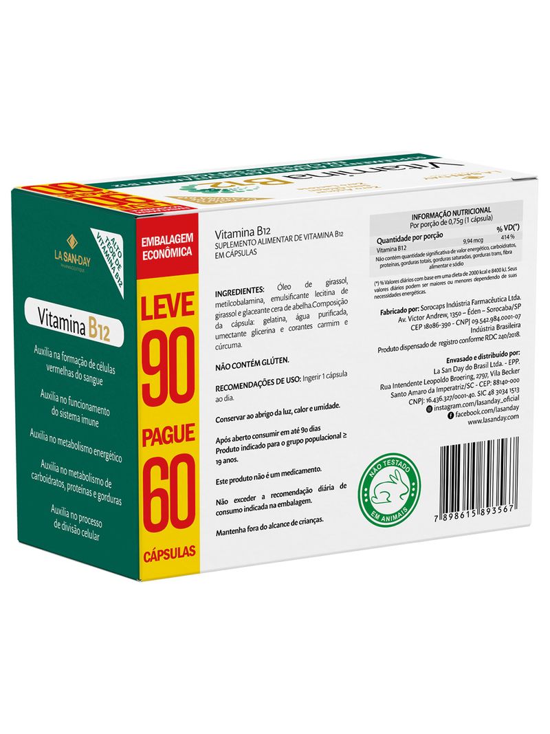 Vitamina-B12-Lasanday-Leve-90-Pague-60-Capsulas-Especial