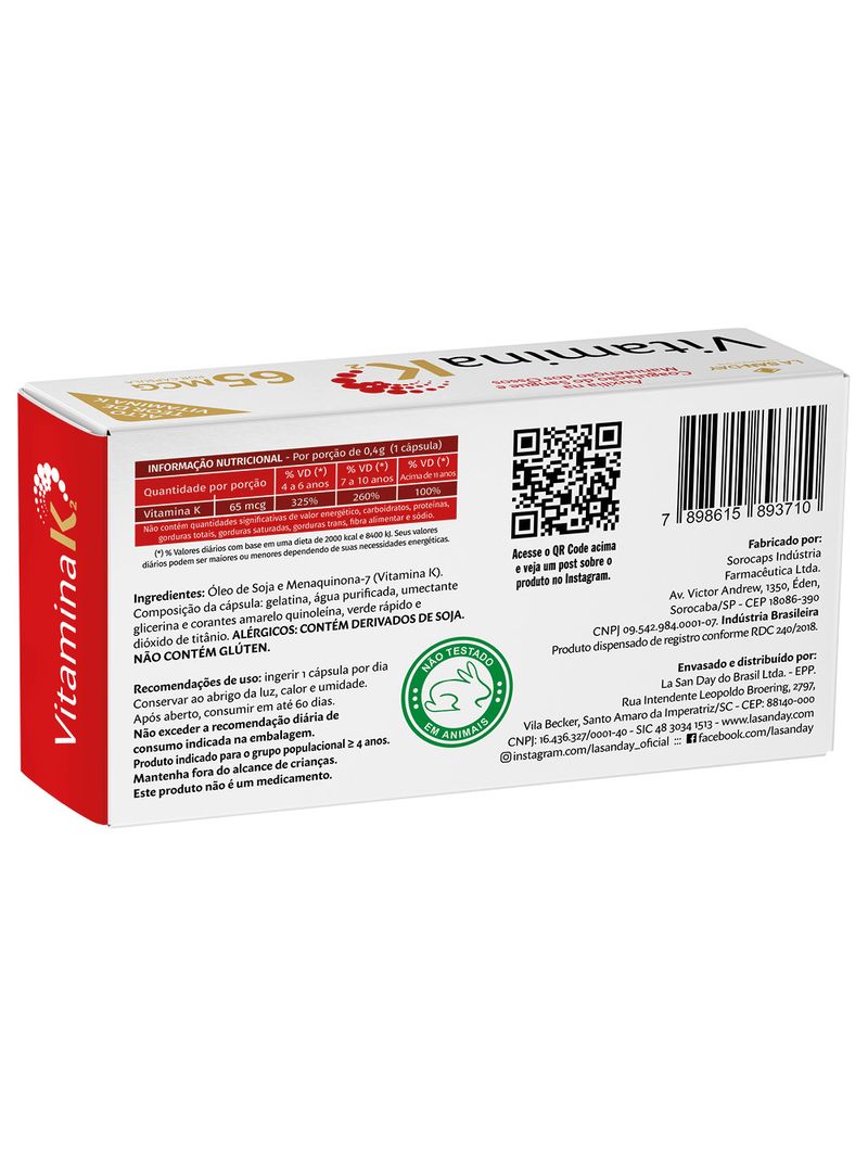 Vitamina-K2-Lasanday-Com-30-Capsulas-65mcg