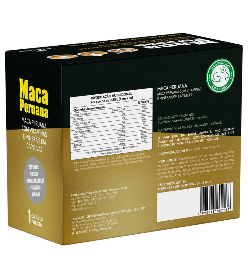 Maca-Peruana-Lasanday-Com-60-Capsulas-850mg