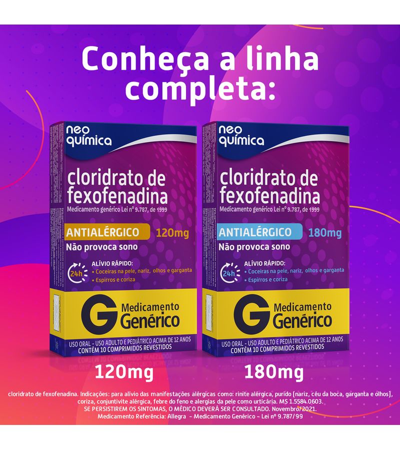 Fexofenadina-Neo-Quimica-Com-10-Comprimidos-Revestidos-120mg-Generico
