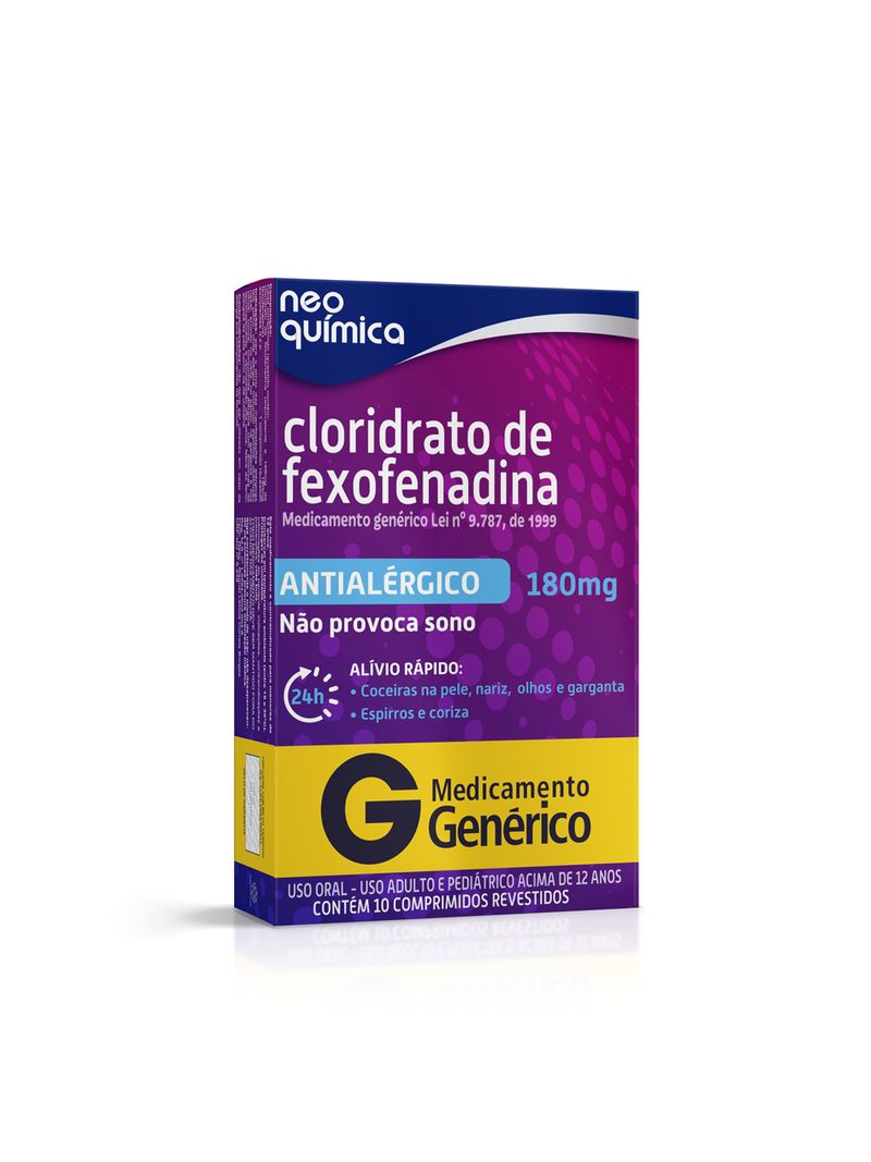 Fexofenadina-Neo-Quimica-Com-10-Comprimidos-Revestidos-180mg-Generico