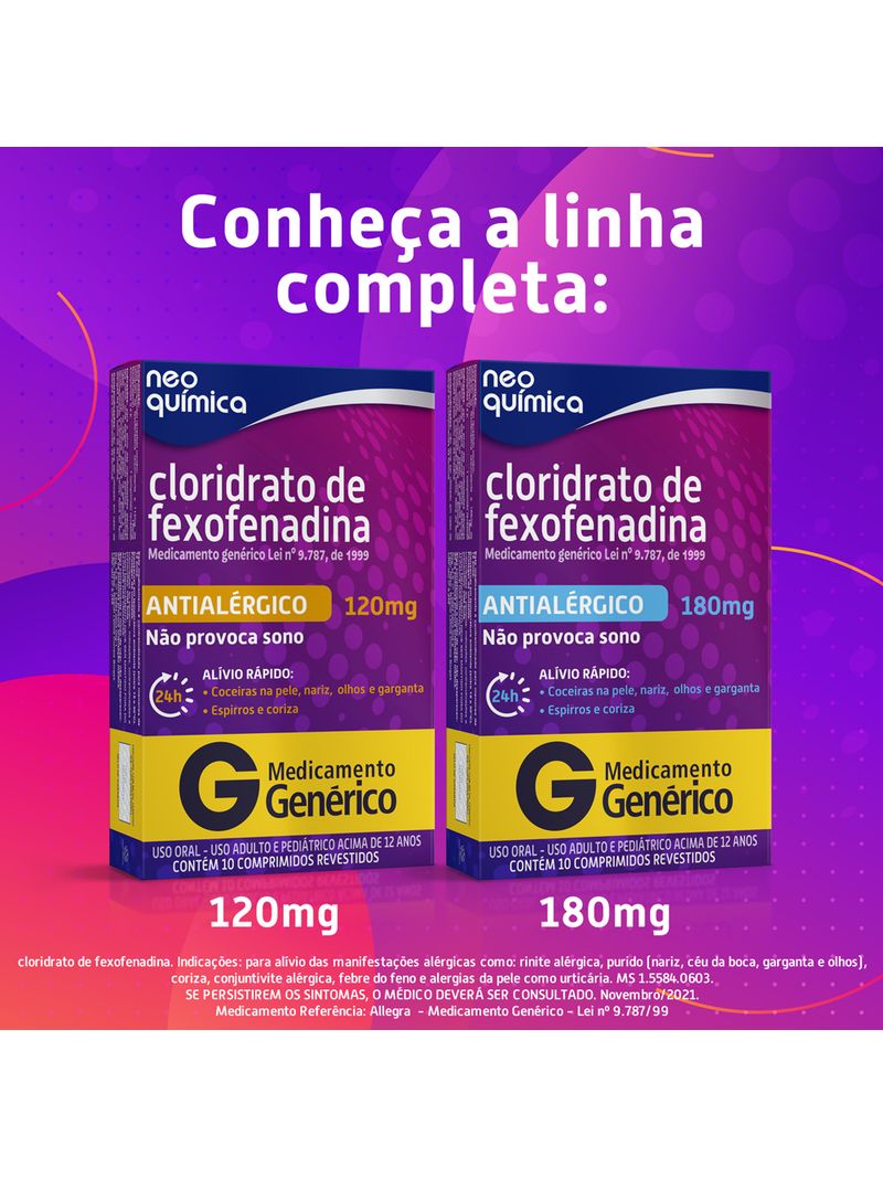 Fexofenadina-Neo-Quimica-Com-10-Comprimidos-Revestidos-180mg-Generico