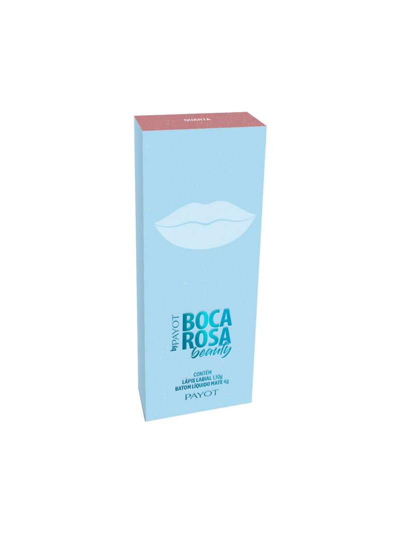 Batom-Payot-Liquido-Mate-E-Lapis-Para-Labios-Boca-Rosa-Quarta