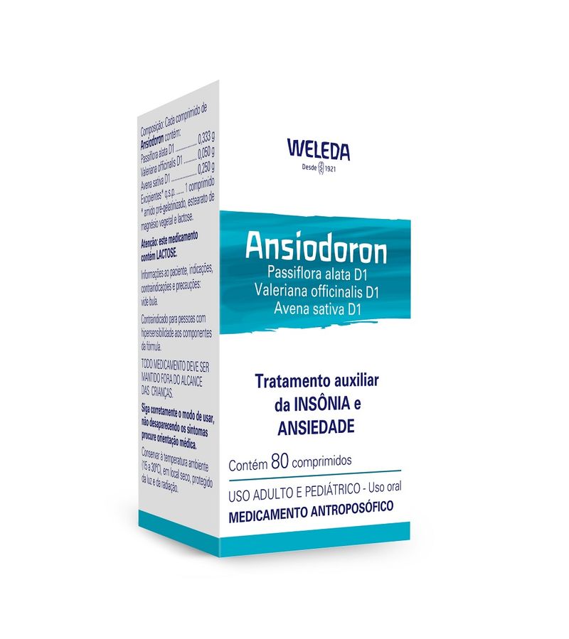 Ansiodoron-Weleda-Com-80-Comprimidos