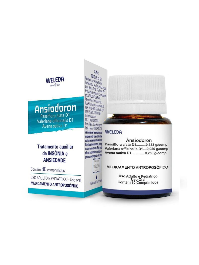 Ansiodoron-Weleda-Com-80-Comprimidos