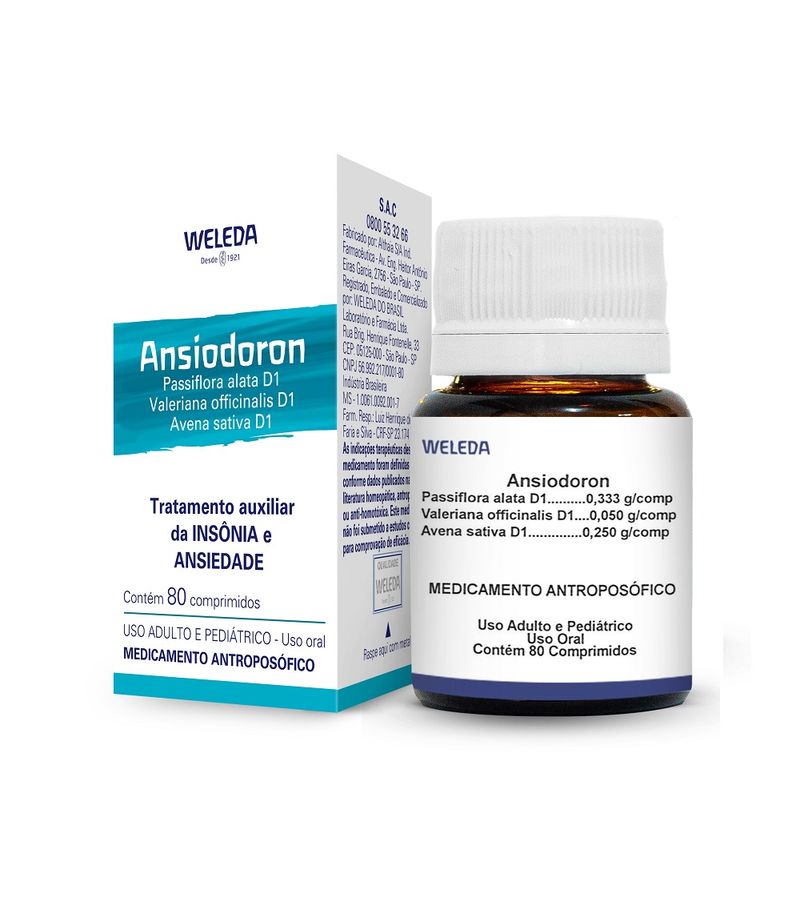 Ansiodoron-Weleda-Com-80-Comprimidos