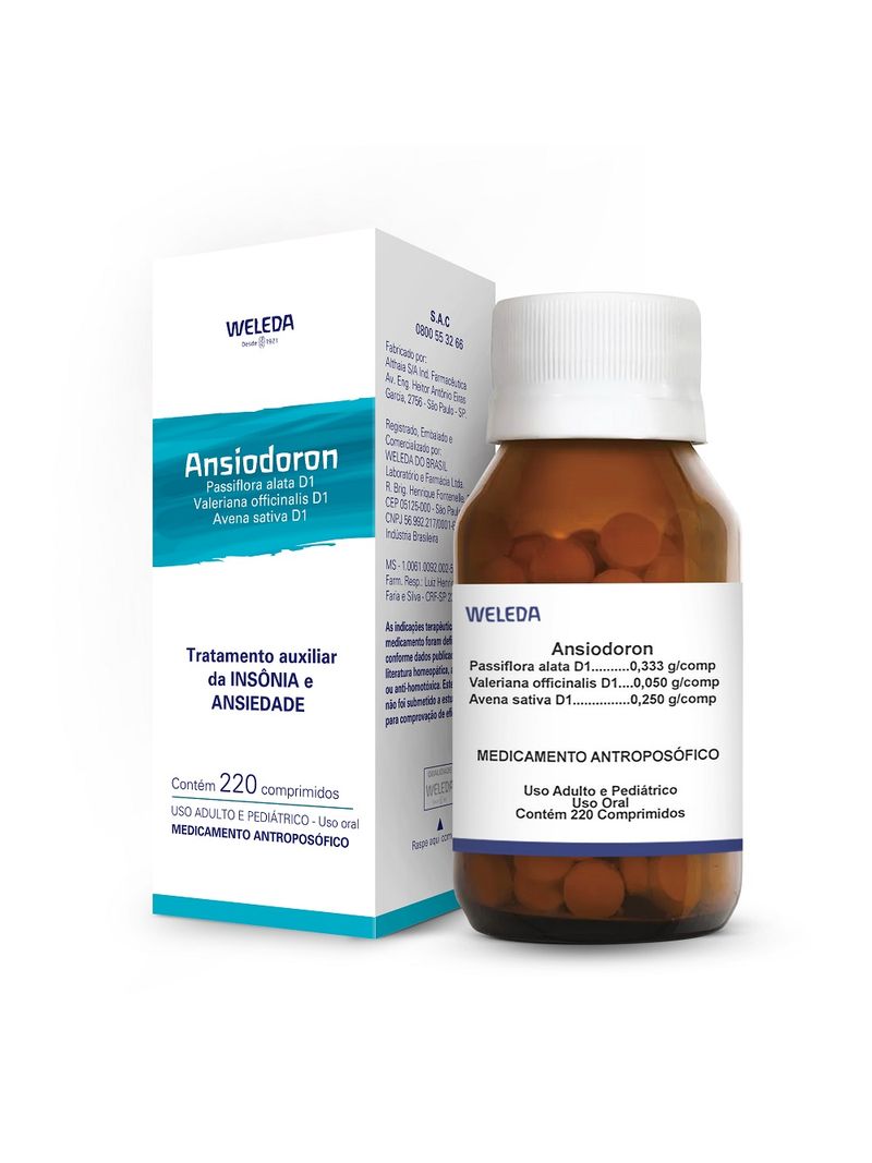 Ansiodoron-Weleda-Com-220-Comprimidos