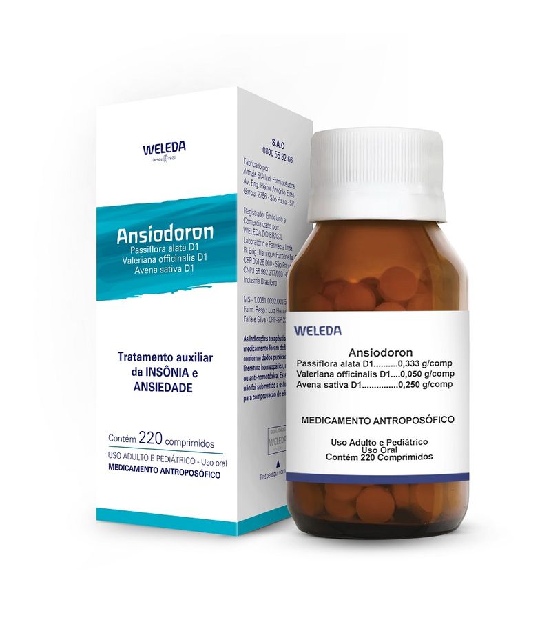 Ansiodoron-Weleda-Com-220-Comprimidos