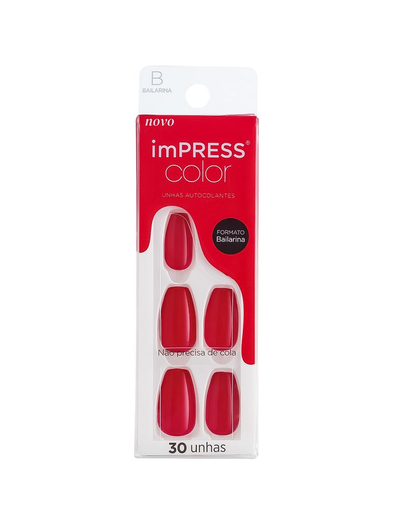 Unhas-Posticas-Kiss-New-York-Impress-Color-Beet-Snacks