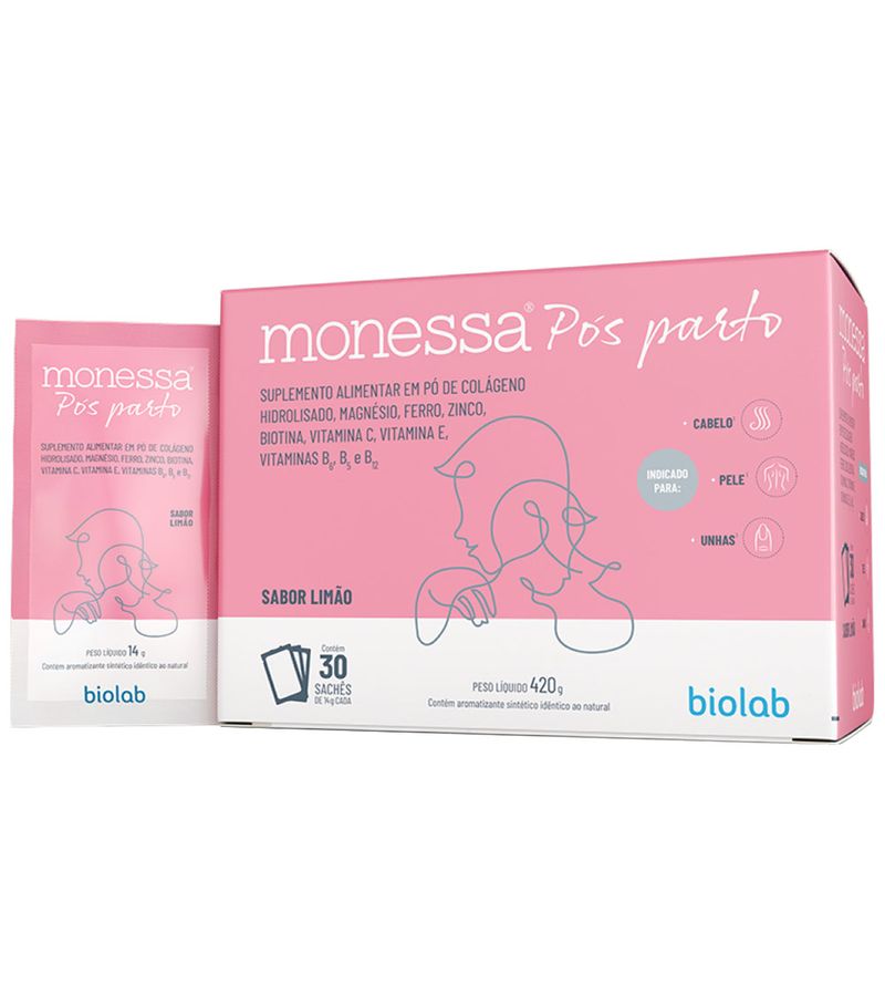 Monessa-Pos-Parto-Com-30x14gr-Saches-Limao