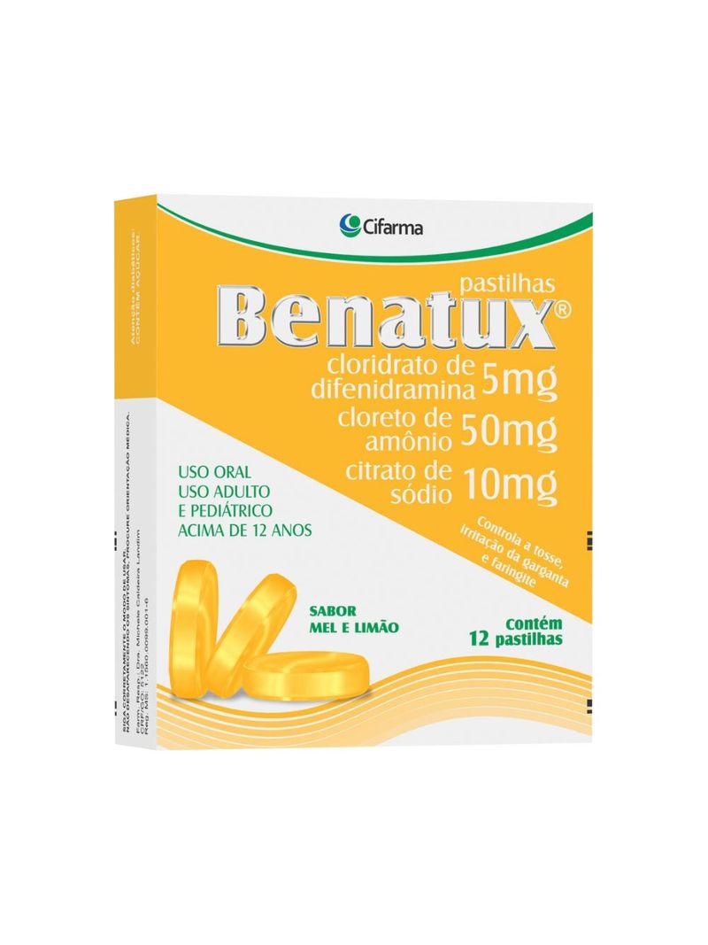 Benatux-Com-12-Pastilhas-5-50-10mg-Mel-E-Limao