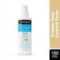 Protetor Solar Neutrogena Sun Fresh Light Fps50 Spray 180ml