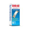 Band-aid Transparente Com 10 Unidades