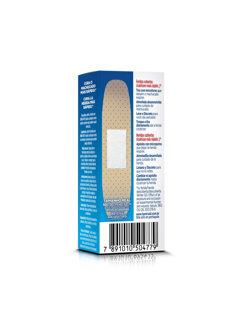 Band-aid-Transparente-Com-10-Unidades
