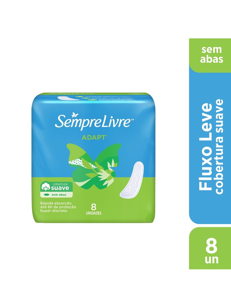Absorvente-Sempre-Livre-Adapt-Suave-Sem-Abas-8-Unidades