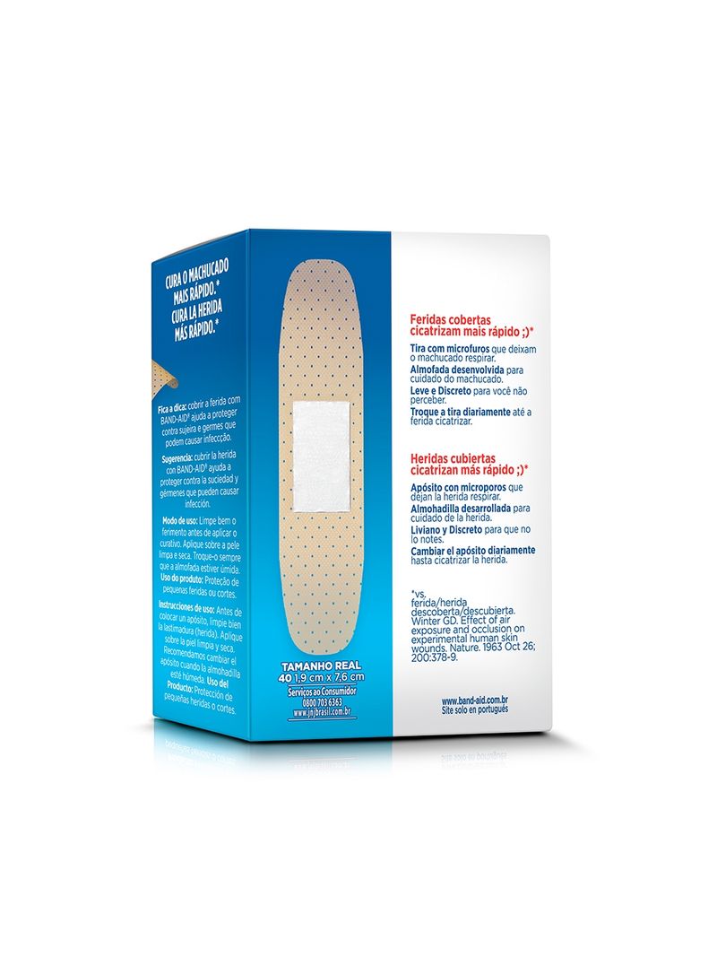 Band-aid-Transparente-Com-40-Unidades
