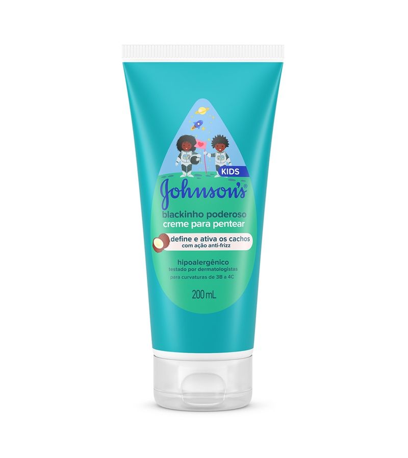 Creme-Para-Pentear-Johnson-Kids-200ml-Blackinho-Poderoso