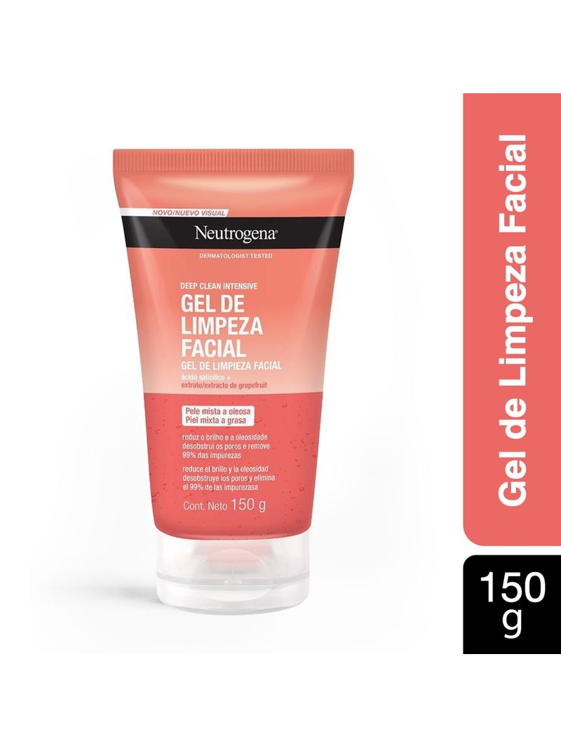 Sabonete-Facial-Neutrogena-Deep-Clean-Gel-Grapefruit-150g