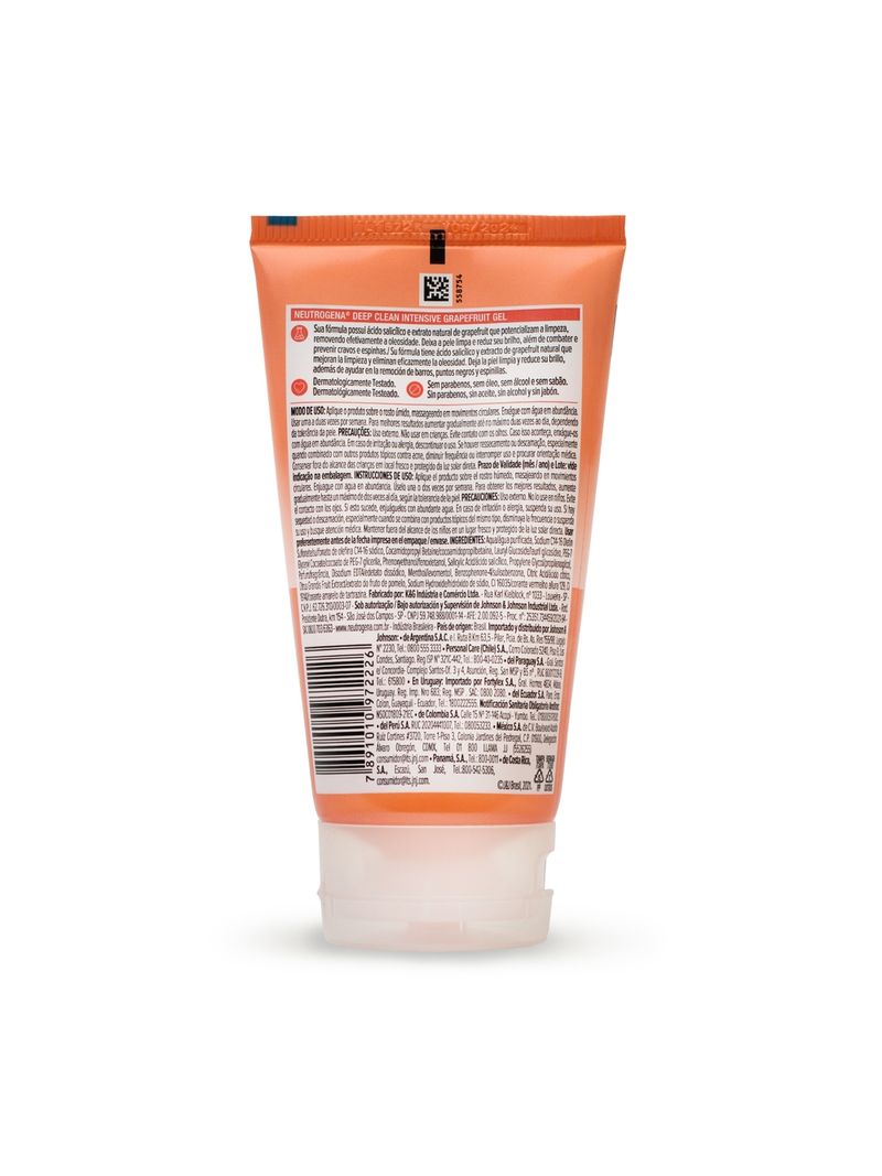 Sabonete-Facial-Neutrogena-Deep-Clean-Gel-Grapefruit-150g